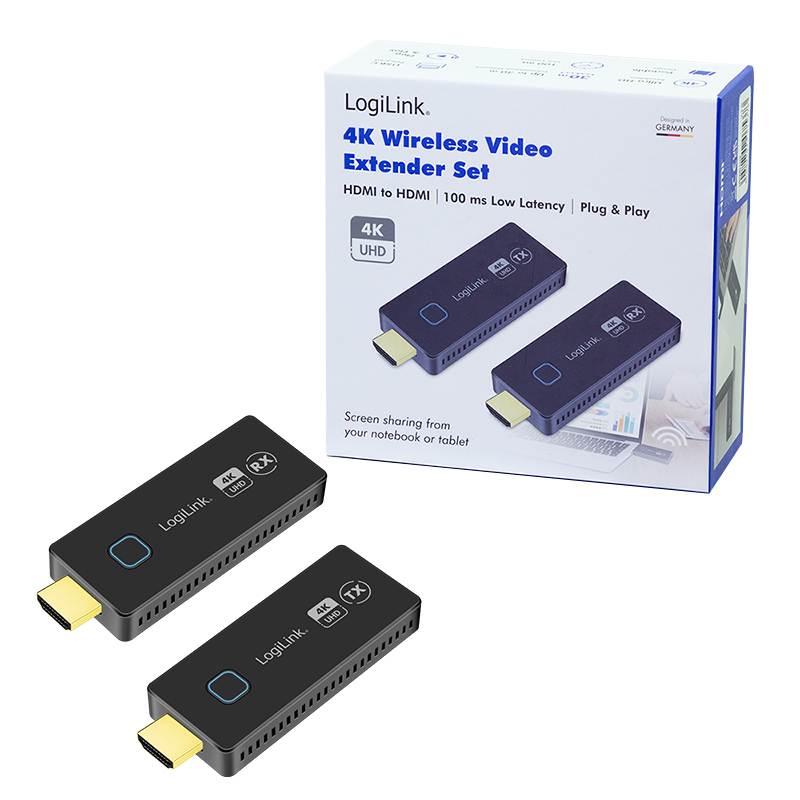 LogiLink HDW0102 AV extender AV transmitter & receiver Black – image 4