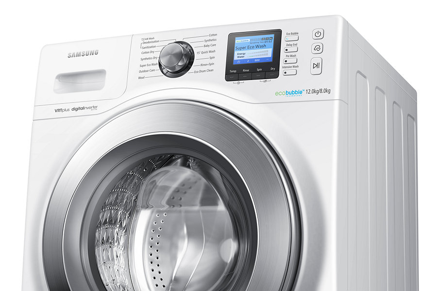 Samsung WD12F9C9U4W washer dryer Freestanding Front-load White – image 8
