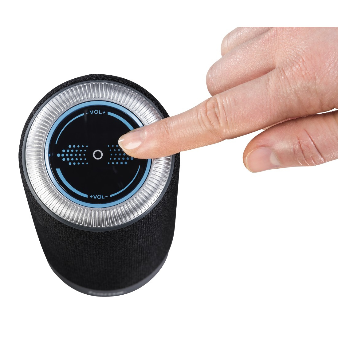 Hama Soundcup-S Stereo portable speaker Black, Silver – image 3