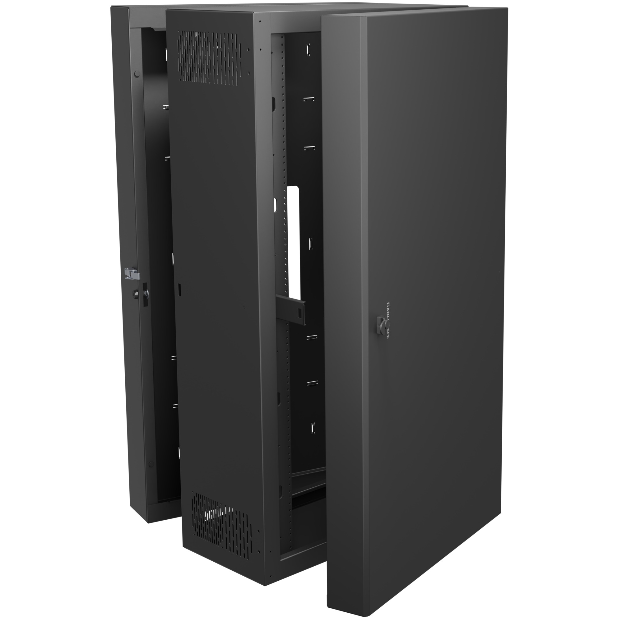 Middle Atlantic CWR-26-21SD4 rack cabinet 26U Wall mounted rack Black
