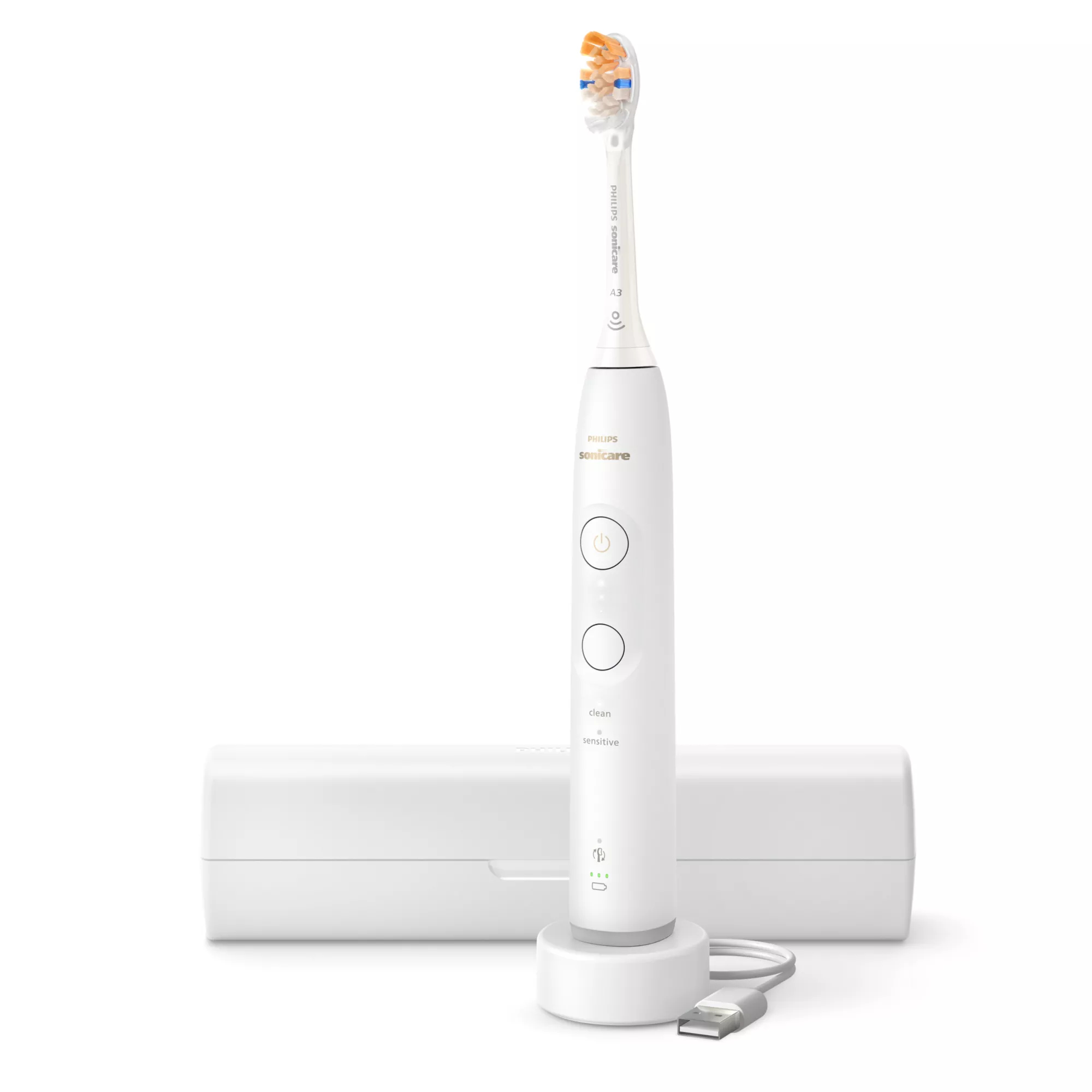Philips HX7408/03 electric toothbrush Adult Sonic toothbrush White – image 1