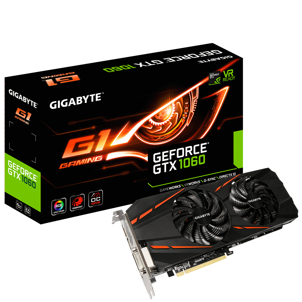 GIGABYTE GAMING N1060G1GAMING-6GD3.0 graphics card NVIDIA GeForce GTX 1060 – image 6
