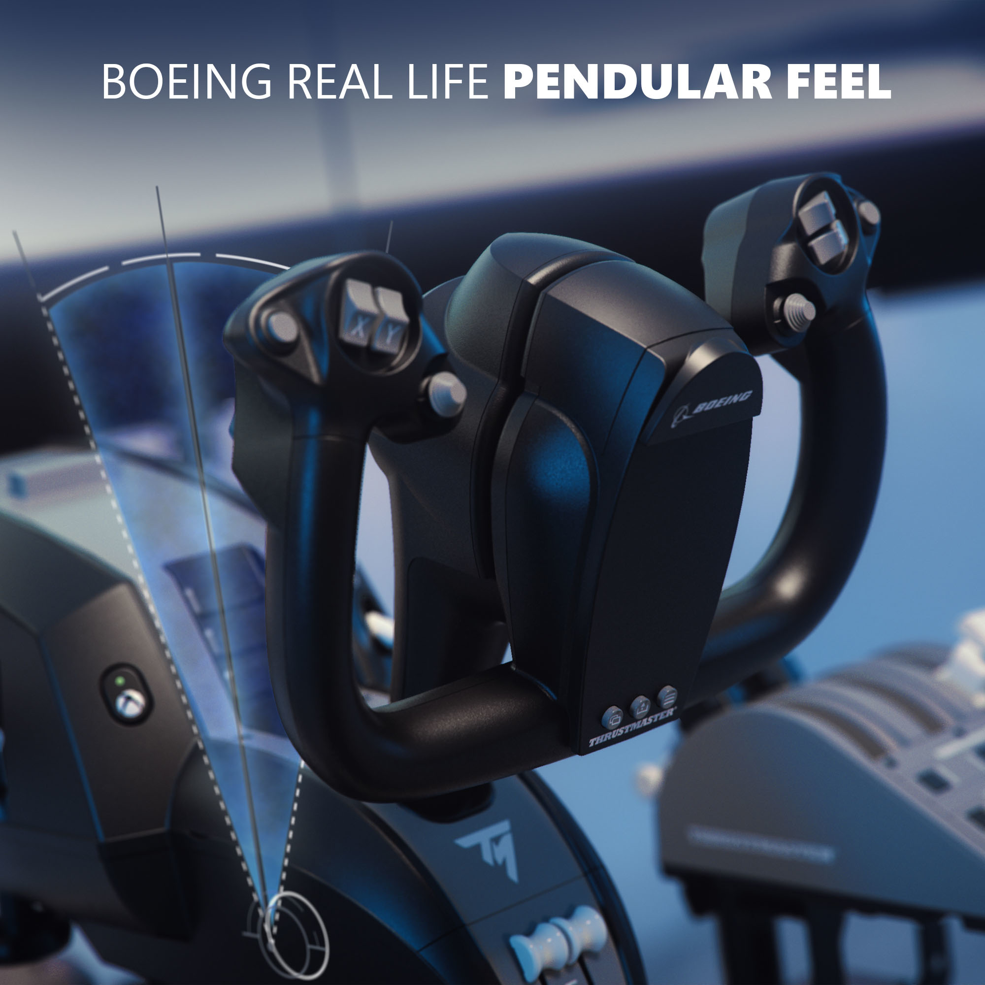 Thrustmaster TCA Yoke Pack Boeing Edition With Pendular Yoke & Throttle Quadrant – image 9
