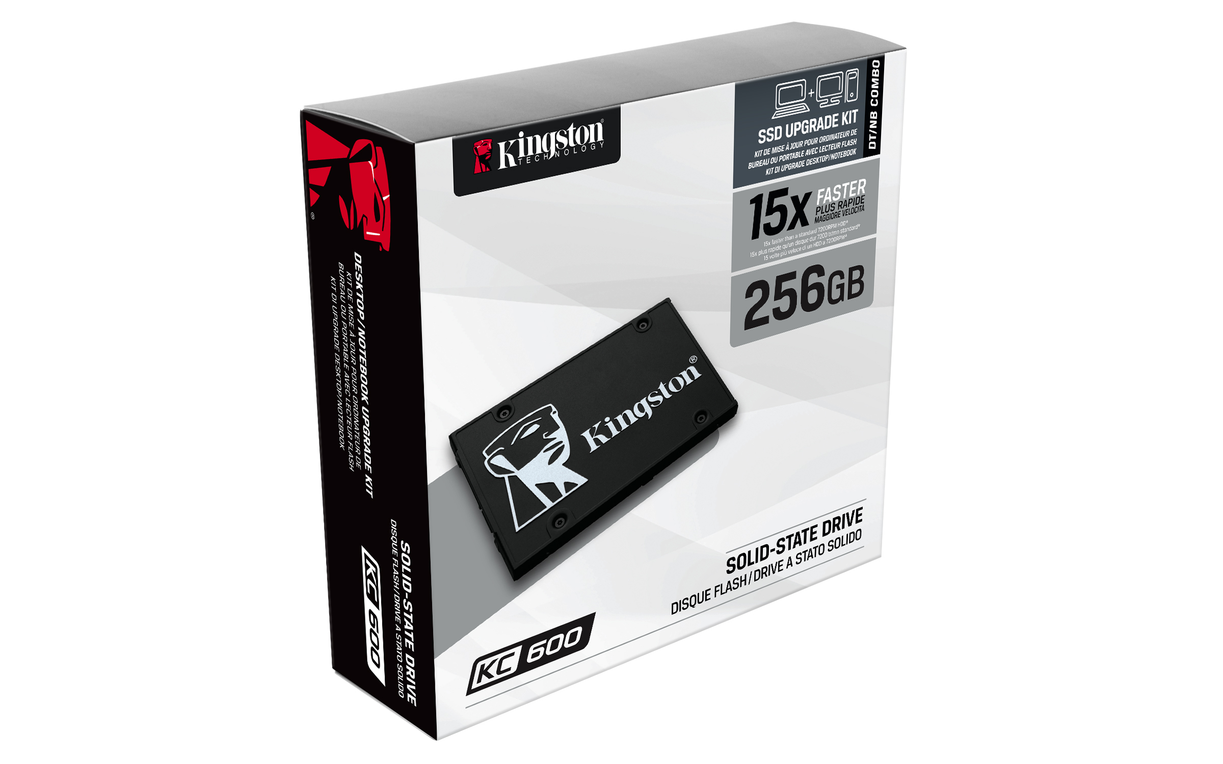 Unidad De Estado Sólido Kingston Kc600 2.5p 256Gb Sata 3 - SKC600/256G Unidad De Estado Sólido Kingston Kc600 2.5p 256Gb Sata 3 - SKC600/256G