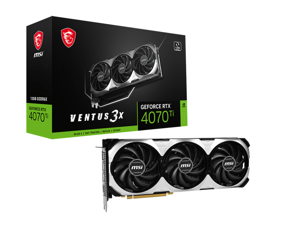 MSI GEFORCE RTX 4070 Ti VENTUS 3X 12G – image 1