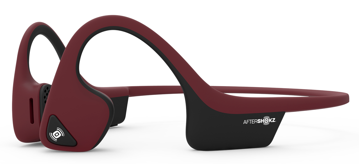 SHOKZ Air Headphones Wireless Neck-band Sports Micro-USB Bluetooth Red – image 2