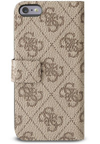 Cellularline GSBOOKIPH647N mobile phone case Folio Beige – image 1
