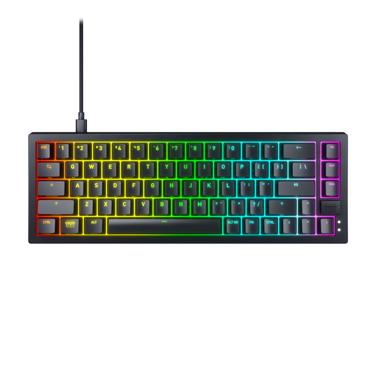 CHERRY K5V2 Compact tastiera Gaming USB QWERTY Inglese Nero