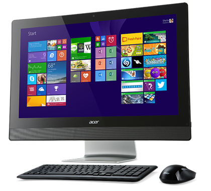 Acer Aspire 615 6102 NL Intel Pentium G G3220 58.4 cm (23″) 1920 x 1080 pixels Touchscreen All-in-One PC 6 GB DDR3-SDRAM 500 GB HDD Windows 8.1 Black, Silver image 5