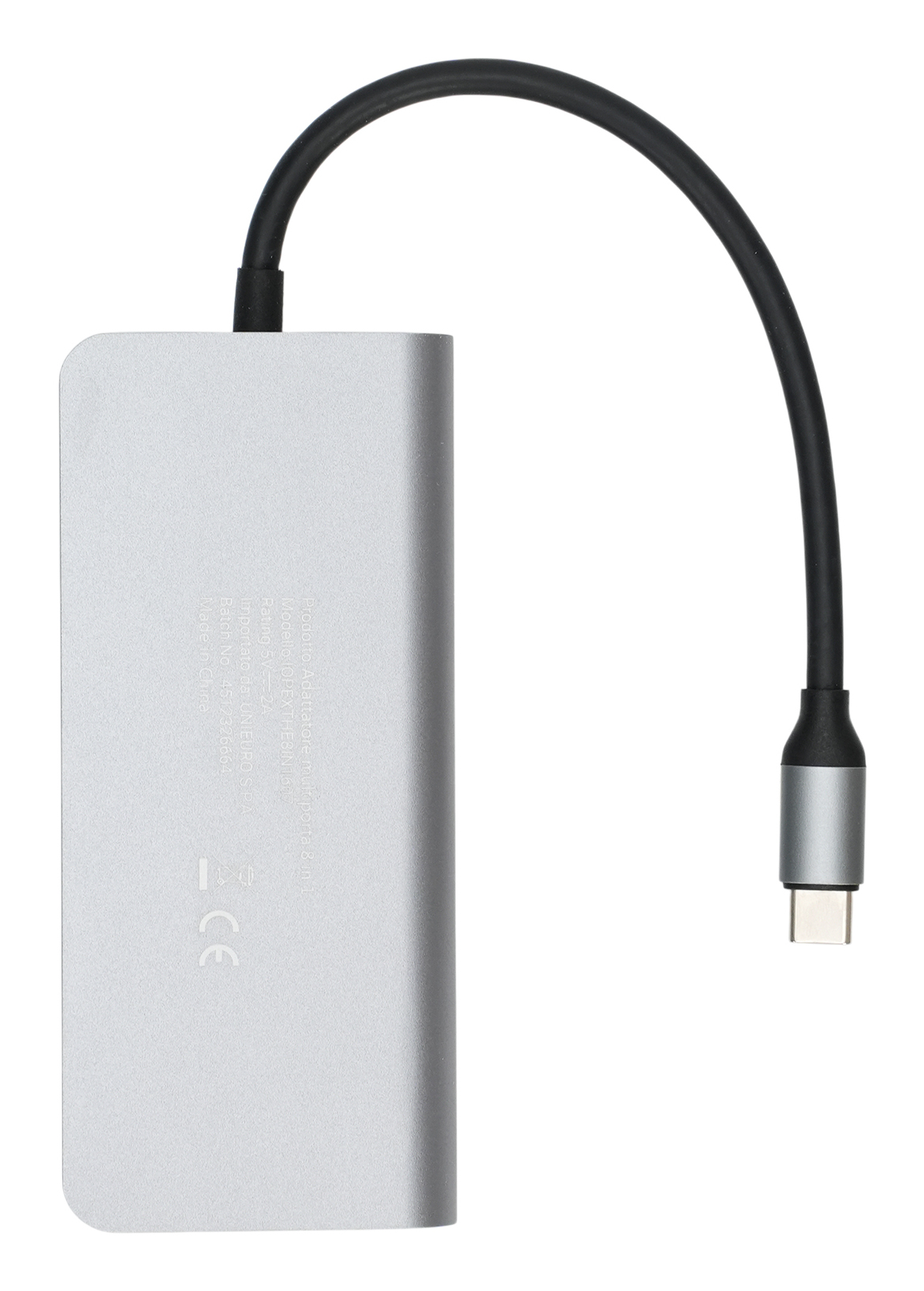 IOPLEE IOPEXTHE8IN1607 interface hub USB Type-C 5000 Mbit/s Grey – image 4