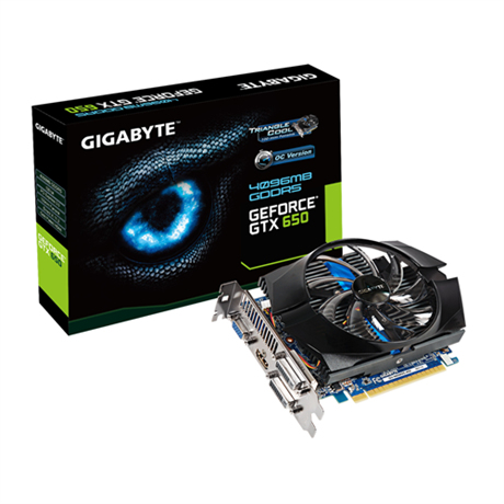 GIGABYTE GV-N650OC-4GI graphics card NVIDIA GeForce GTX 650