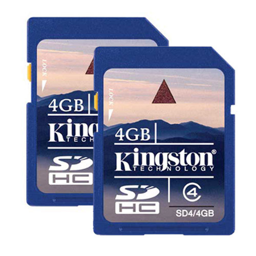 Kingston Technology 4GB SD Twin pack – image 1