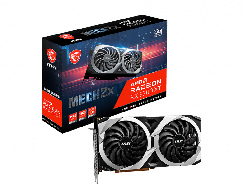 MSI Radeon RX 6700 XT MECH 2X 12G OC – image 5
