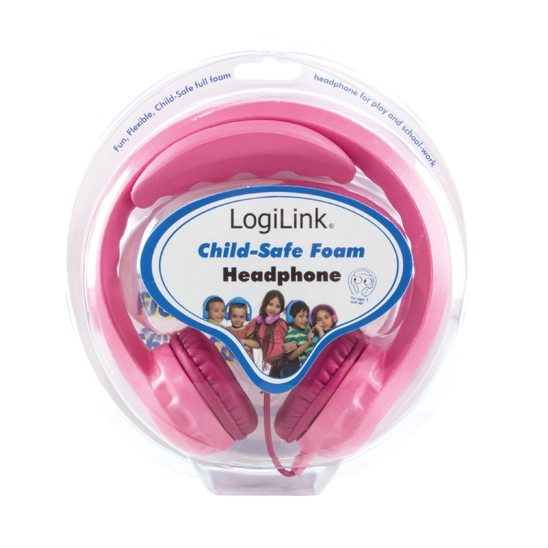 LogiLink HS0046 headphones/headset Wired Head-band Music Pink – image 9