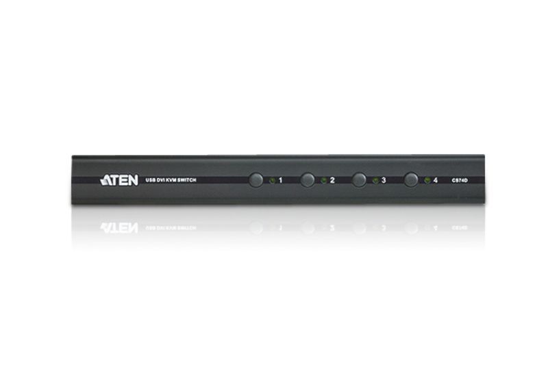 ATEN CS74D KVM switch Black – image 2