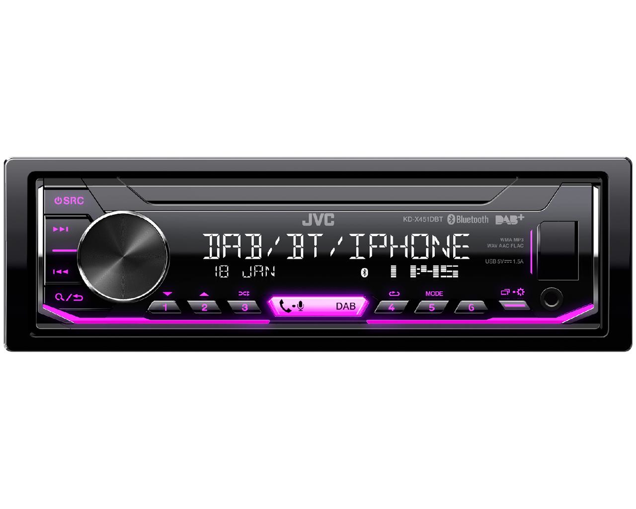 JVC KD-X451DBT Black – image 4
