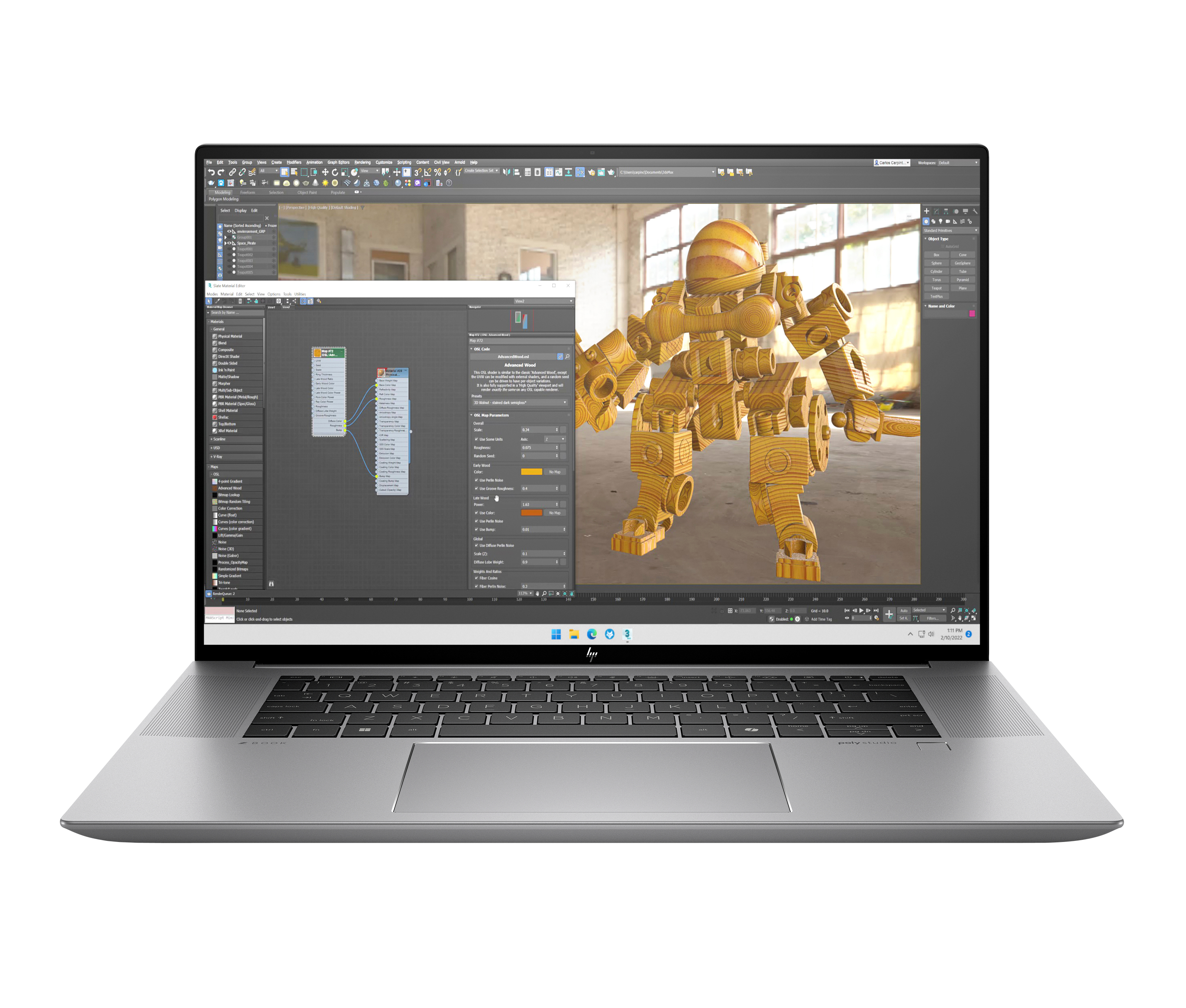 HP Mobile Workstation ZBook Studio G11 Intel Core Ultra 7 165H 16inch WUXGA...