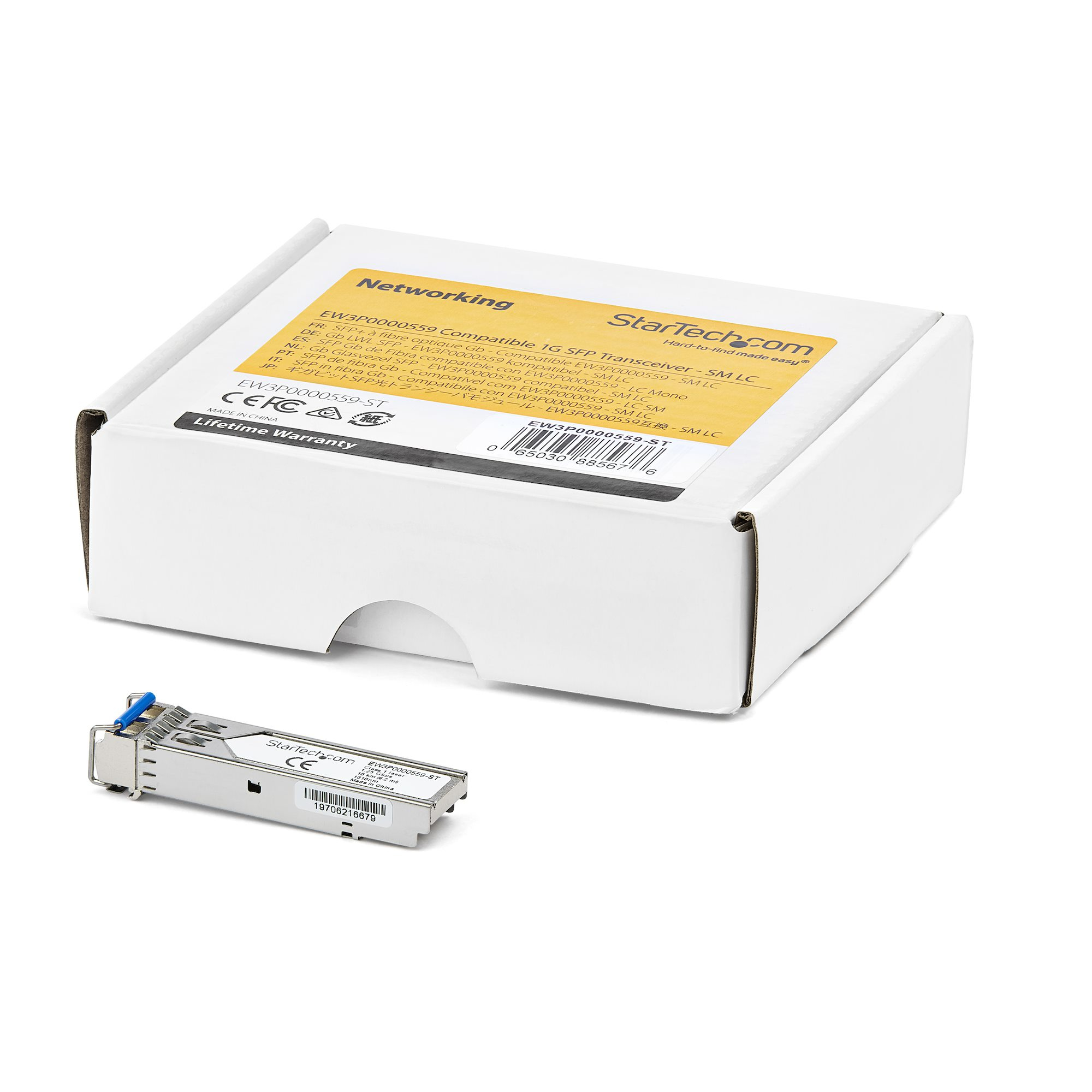 StarTech.com Citrix EW3P0000559 Compatible SFP Module - 1000BASE-LX - 1GbE Single Mode Fiber SMF Optic Transceiver - 1GE Gigabit Ethernet SFP - LC 10km - 1310nm – image 4