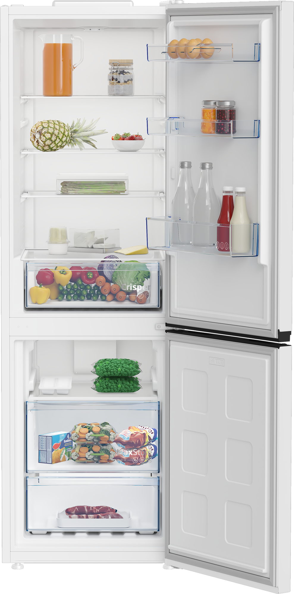 Beko CFB1G3686W Freestanding Frost Free Fridge Freezer with Freezer Guard – image 2