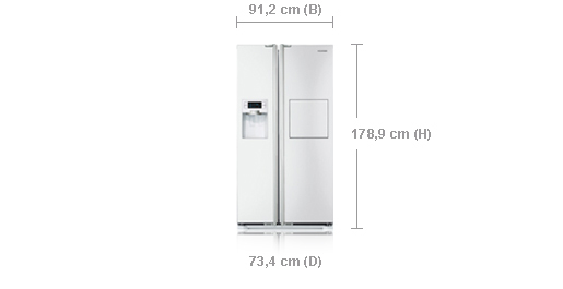 Samsung RSH5ZESW side-by-side refrigerator – image 4
