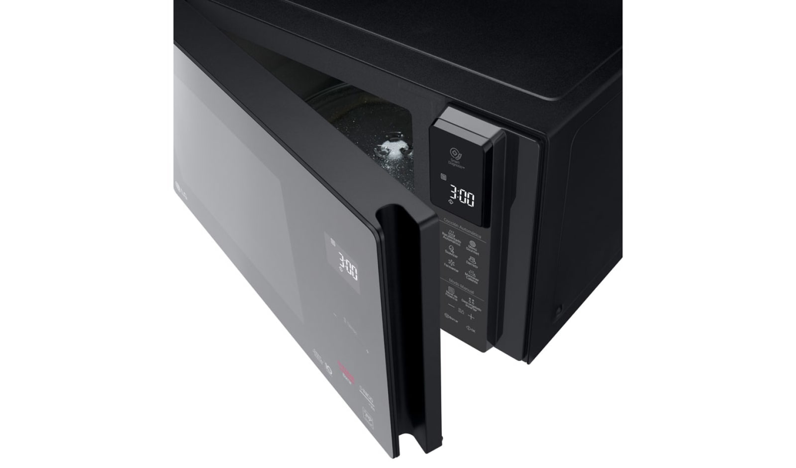 LG MS1596DIR microwave Black, Mirror Solo microwave Countertop – image 7
