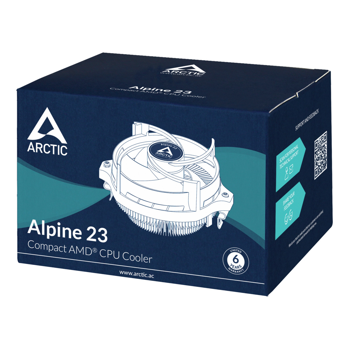 ARCTIC Alpine 23 - Compact AMD CPU-Cooler – image 7