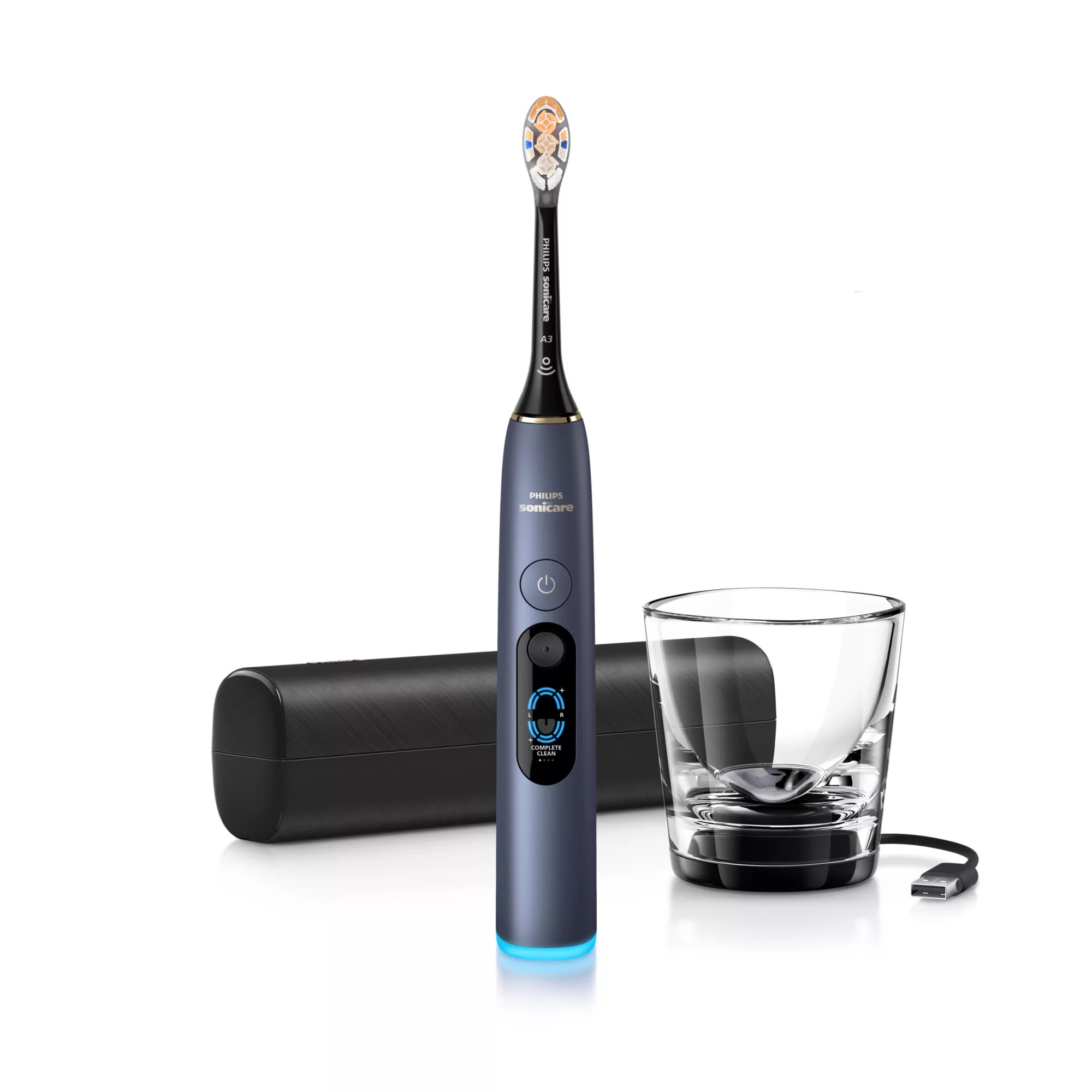 Philips Sonicare DiamondClean 9000 series HX9238/87 electric toothbrush Adult Sonic toothbrush Dark Blue – image 1
