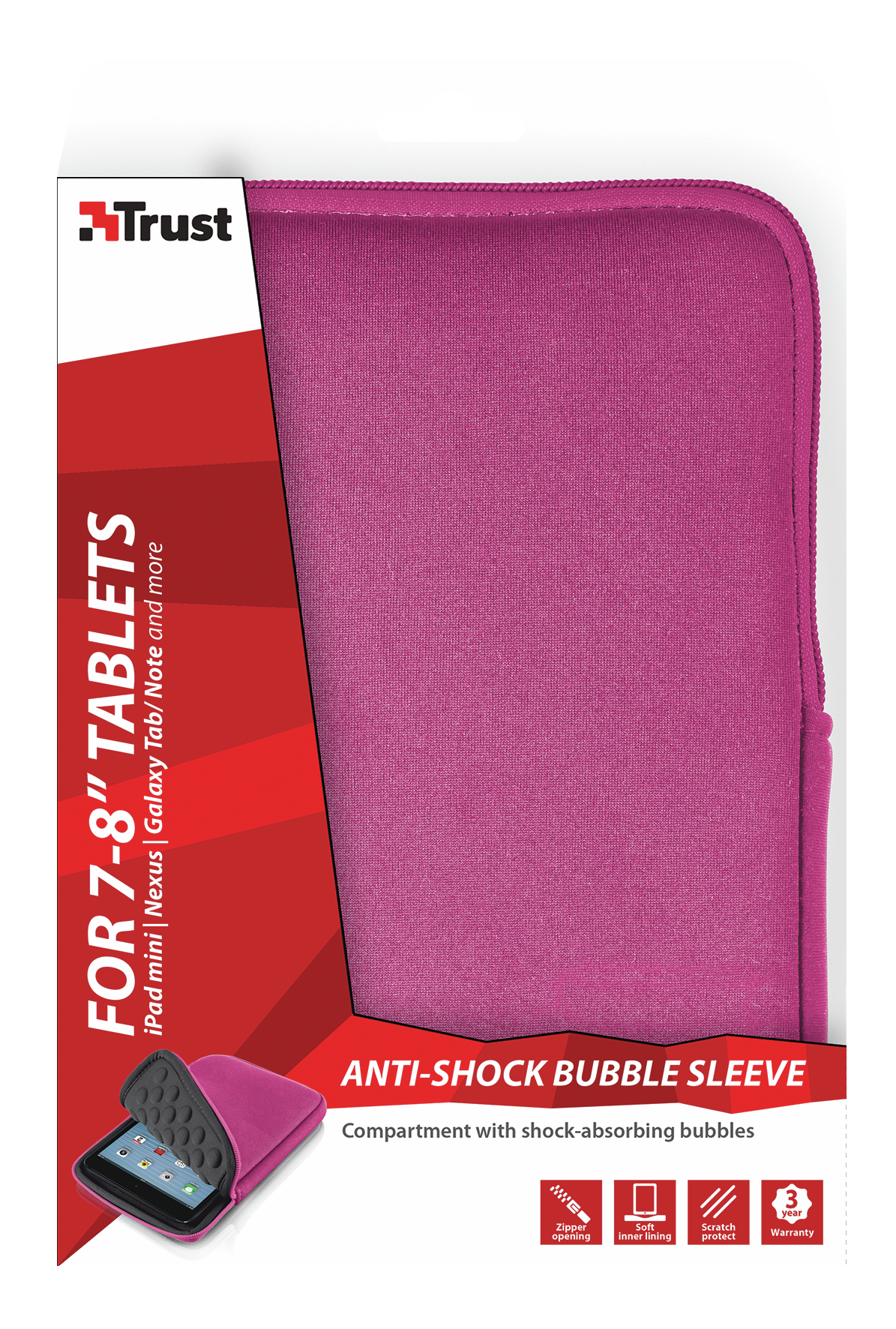Trust Anti-shock bubble sleeve 7'' – image 2