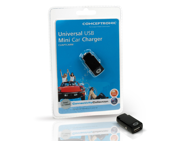 Conceptronic Universal USB mini car charger – image 4