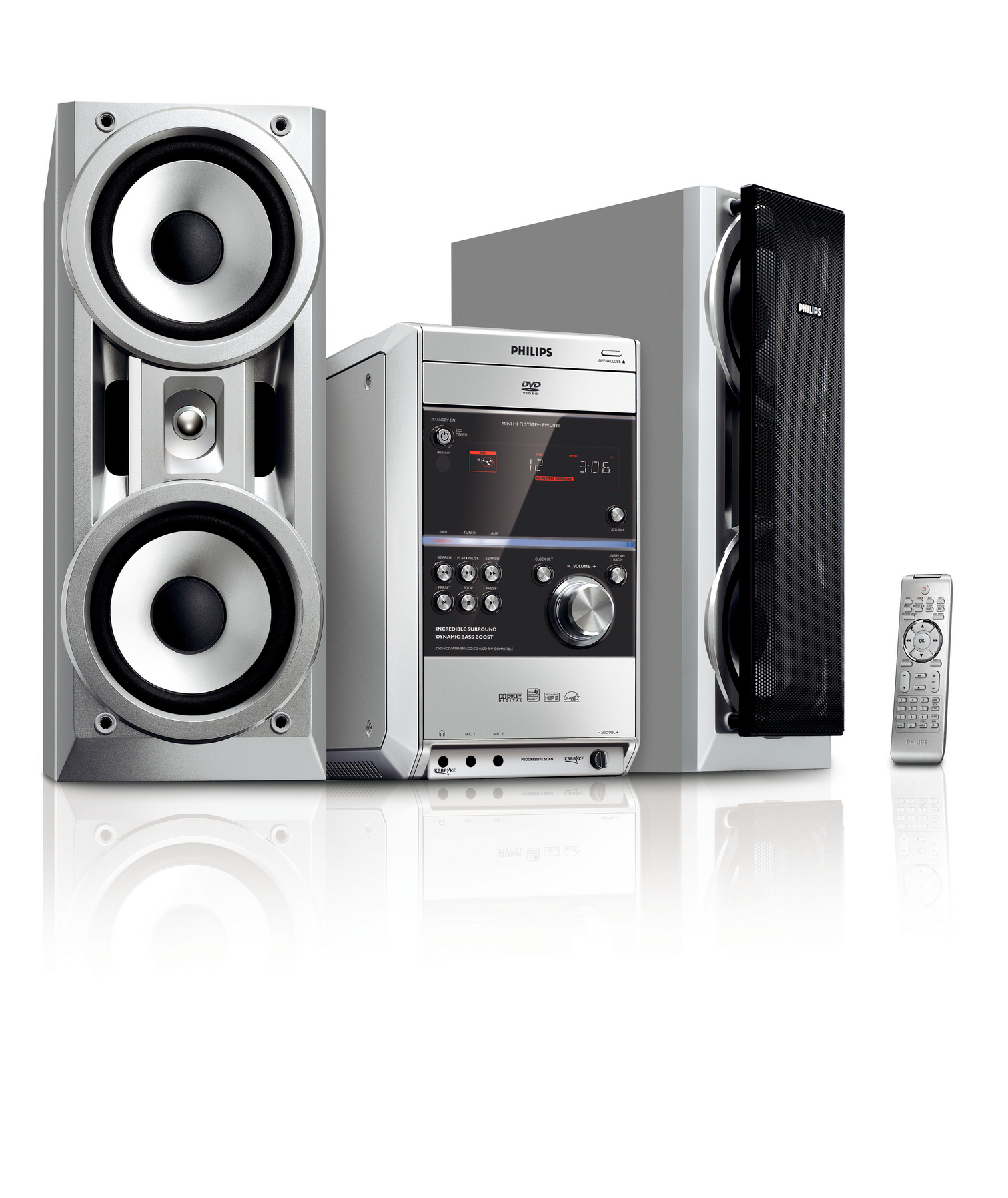 Philips DVD Mini Hi-Fi System FWD831/05 – image 1