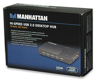 Manhattan 161022 interface hub 480 Mbit/s Black – image 8