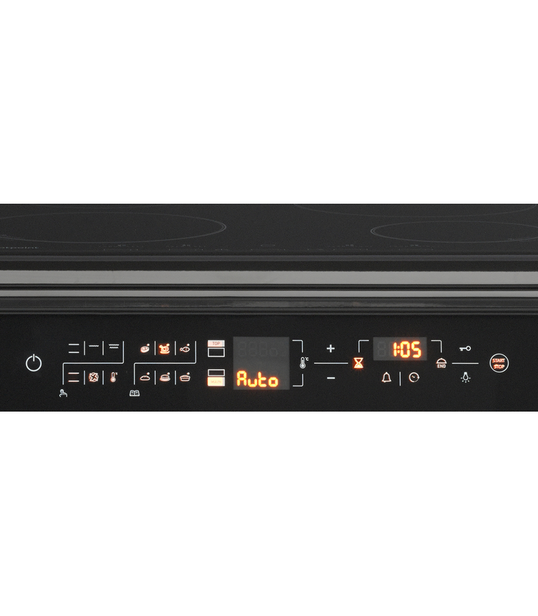 Hotpoint HUI62TK cooker Freestanding cooker Electric Zone induction hob Black – image 2