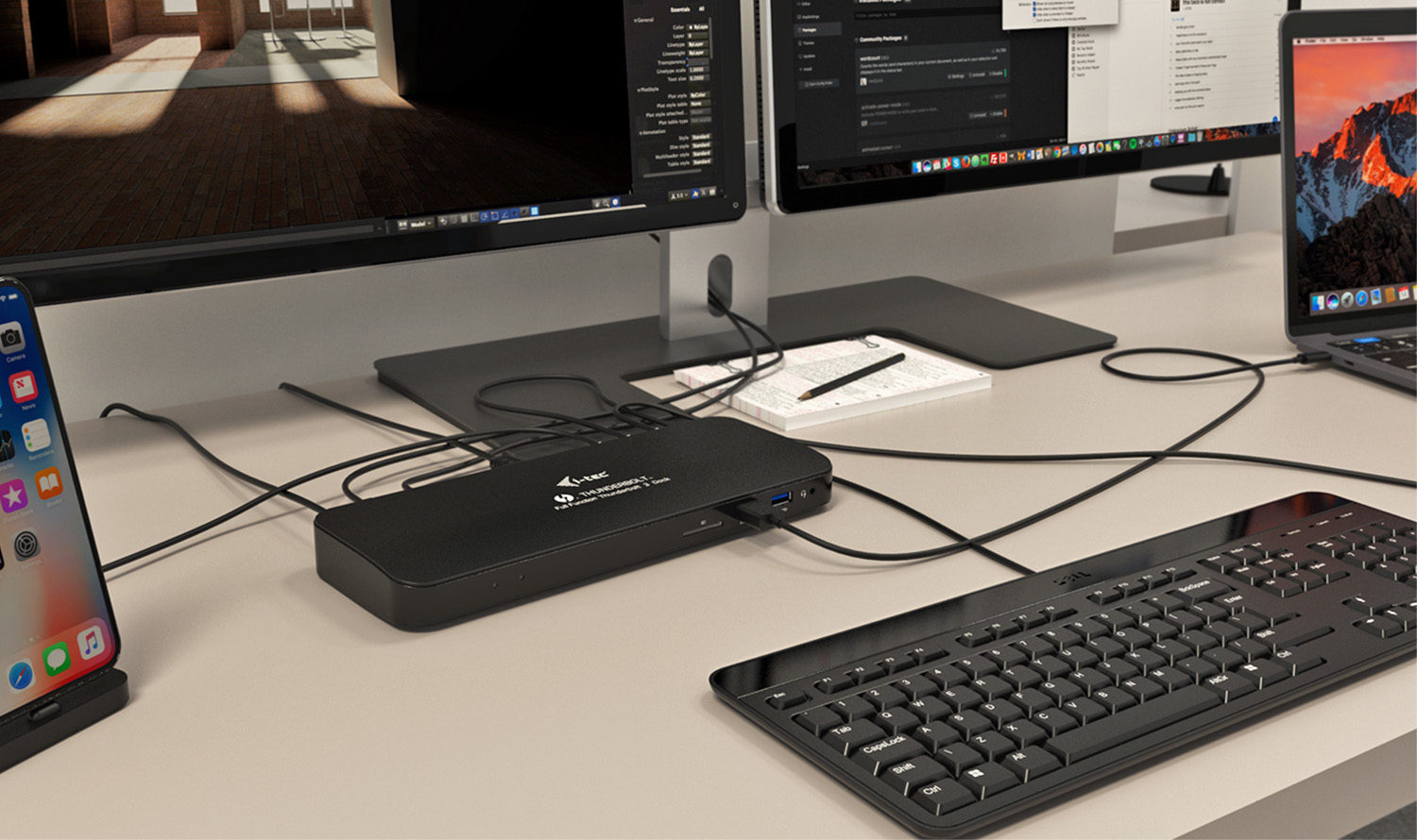 i-tec Thunderbolt 3 Dual 4K Docking Station + USB-C to DisplayPort Adapter + Power Delivery – image 8