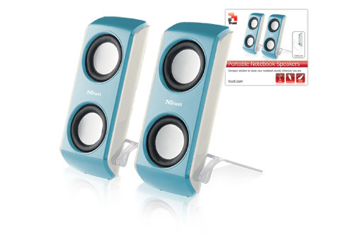 Trust Portable Notebook Speakers - Blue – image 2