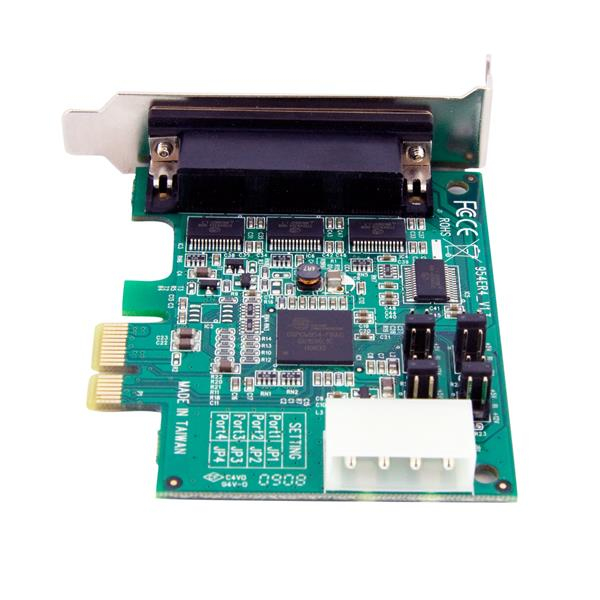 StarTech.com Discontinued and replaced by PEX4S953LP - 4 Port Low Profile Native RS232 PCI Express Serial Card with 16950 UART – image 5