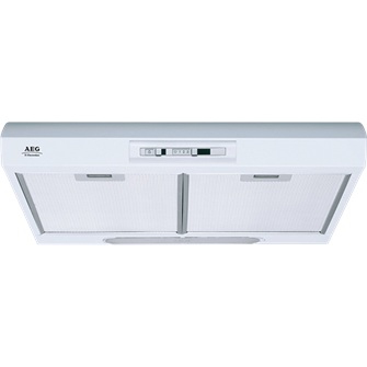 AEG DU4161-W cooker hood Semi built-in (pull out) White 210 m³/h