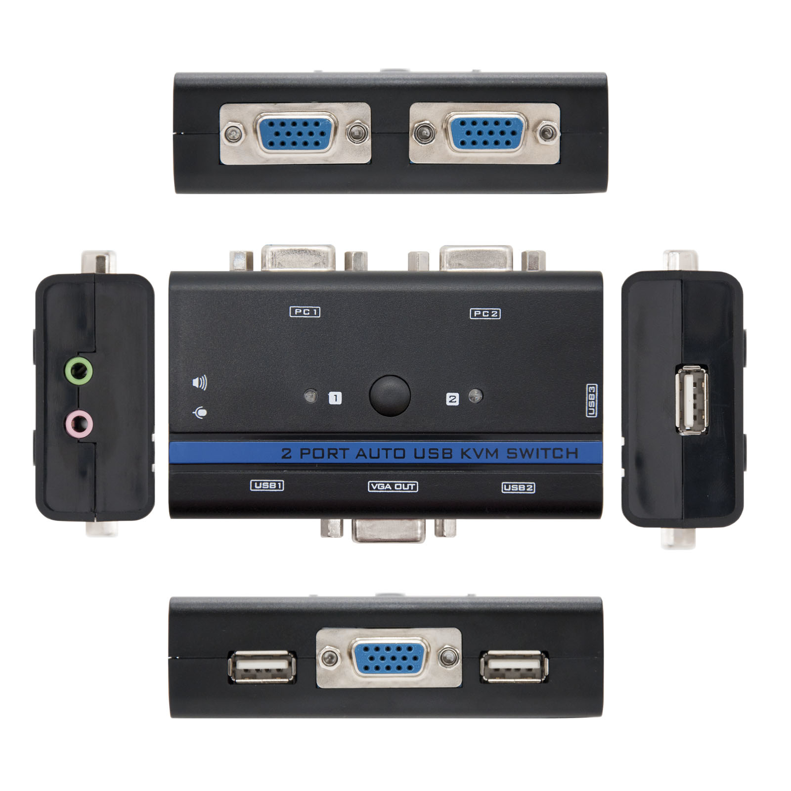 Nanocable 10.12.0001 KVM switch Rack mounting Black – image 2