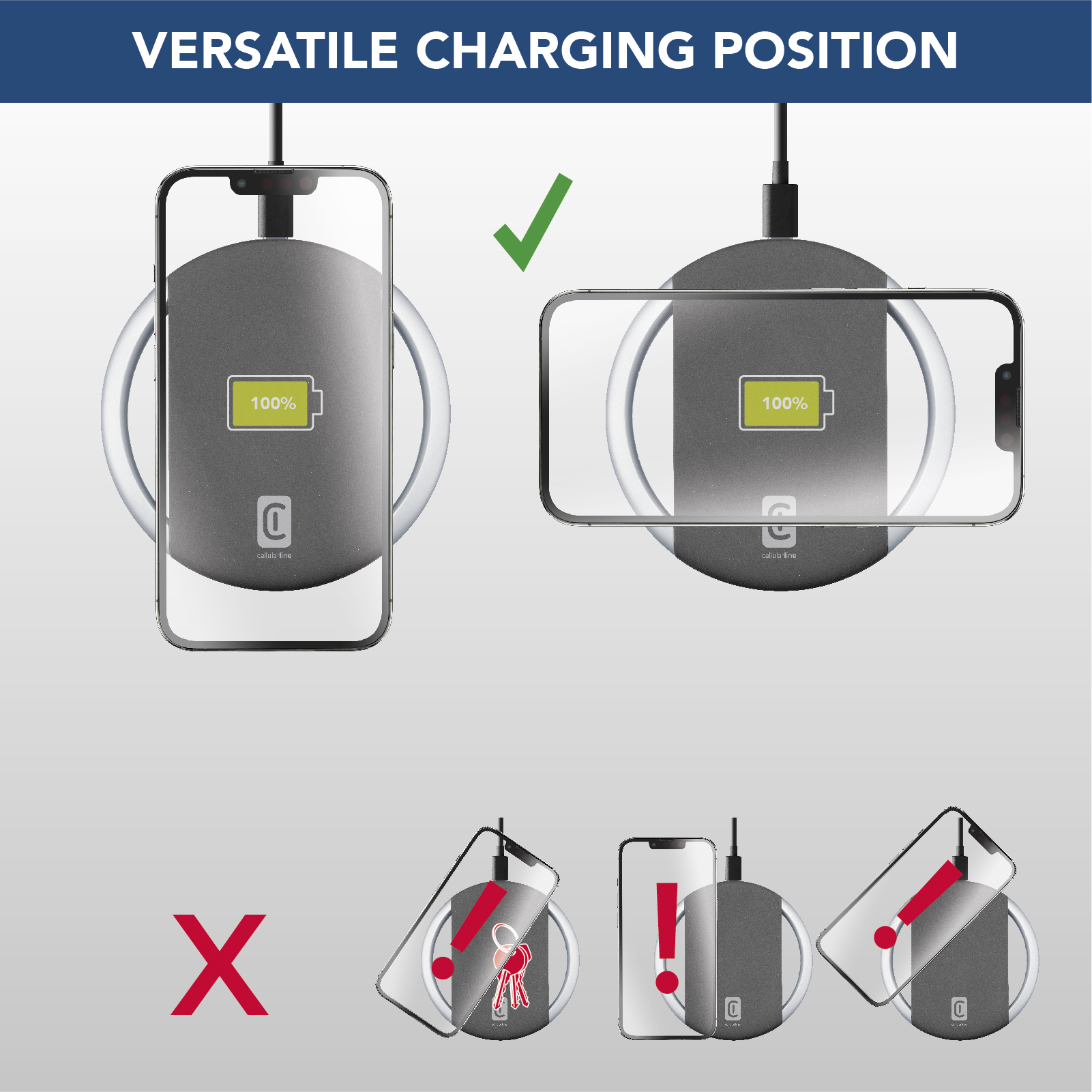 Cellularline Arena 15W Wireless Charger - Apple, Samsung and other Wireless Smartphones – image 5