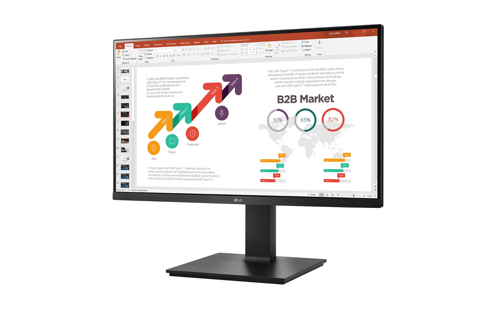 LG 24BP450S computer monitor – image 2