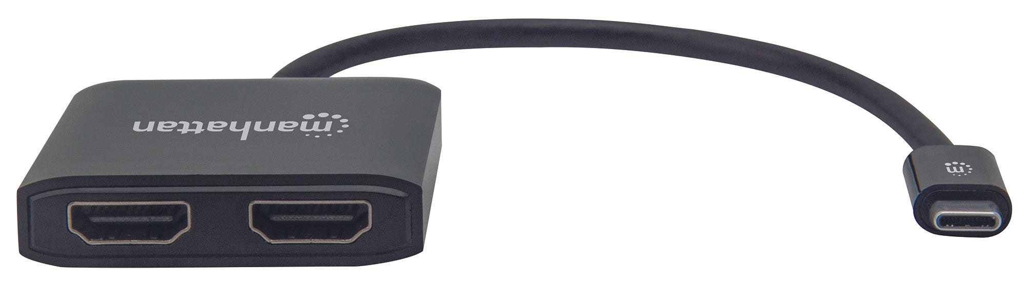 Manhattan USB-C to Dual HDMI Converter Cable, 4K@30Hz, Cable – image 3