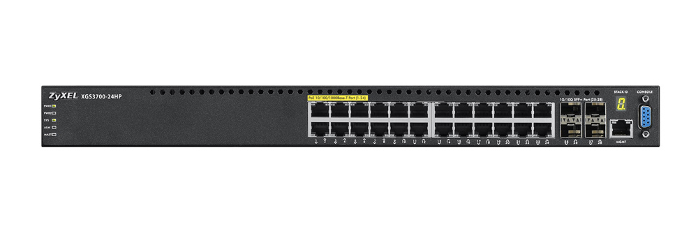 Zyxel XGS3700-24HP Managed L2+ Power over Ethernet (PoE) Black – image 3