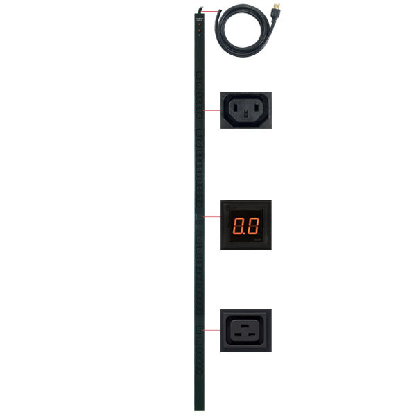 CyberPower PDU30MVHVT38F power distribution unit (PDU) 38 AC outlet(s) 0U Black – image 2