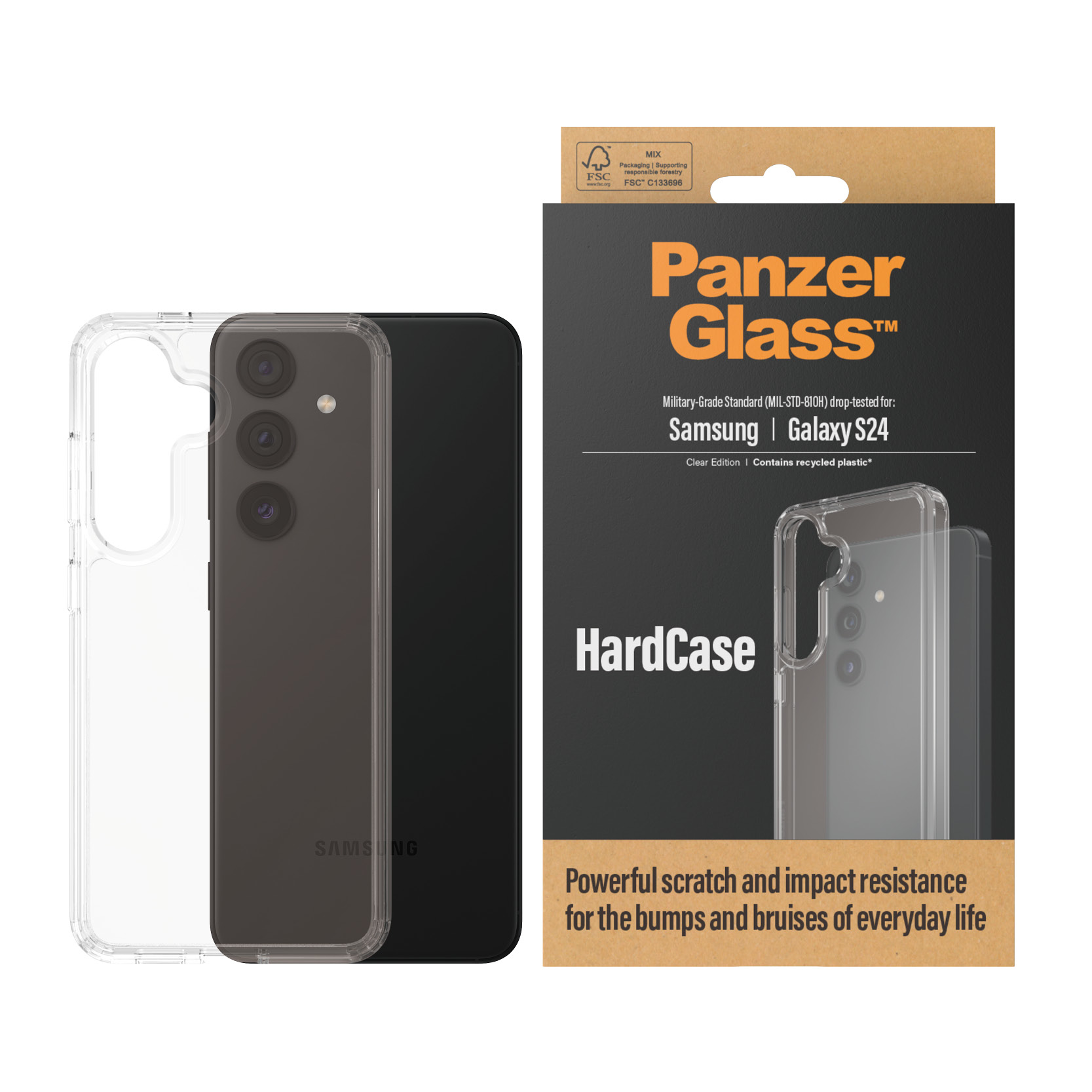 PanzerGlass® HardCase Transparent Samsung Galaxy S24 – image 2