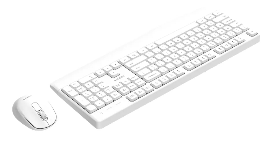 Philips 3000 series SPT6348W/93 keyboard Mouse included Home/Office RF Wireless White – image 5