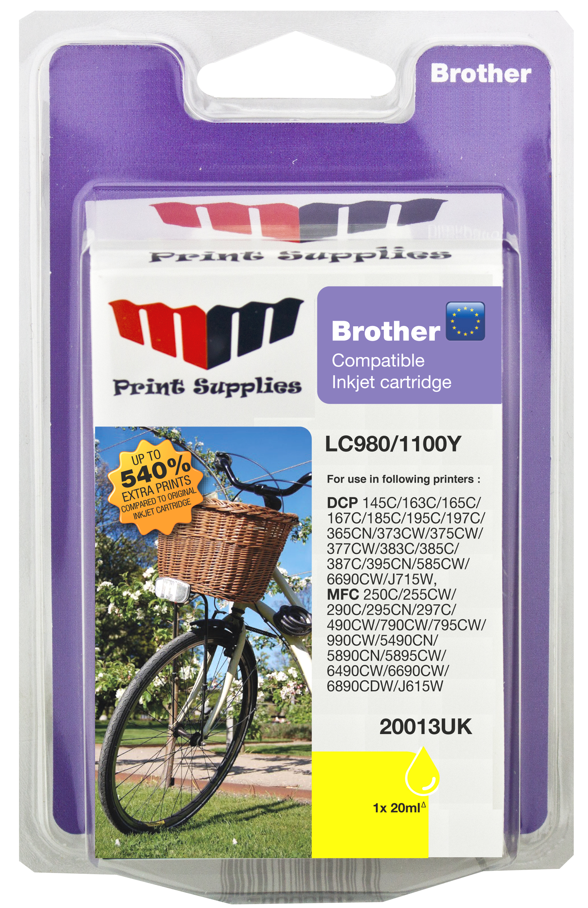 MM 20013UK ink cartridge High (XL) Yield Yellow