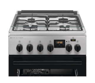 Electrolux LKK560209X Freestanding cooker Electric Gas Black, Stainless steel – image 2