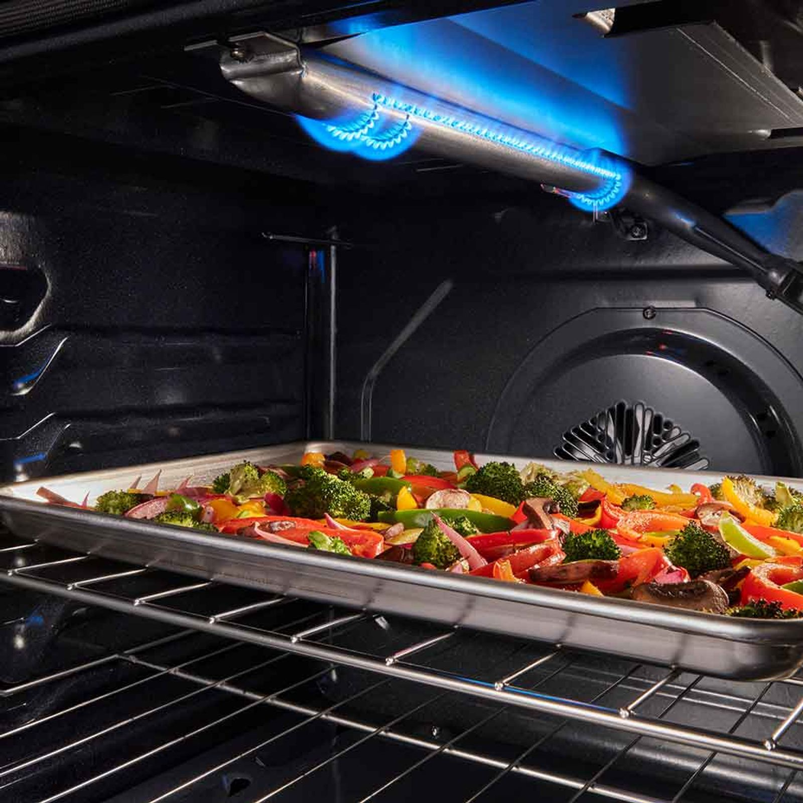 Whirlpool WFG535S0LZ cooker Freestanding cooker Electric Gas Stainless steel – image 5