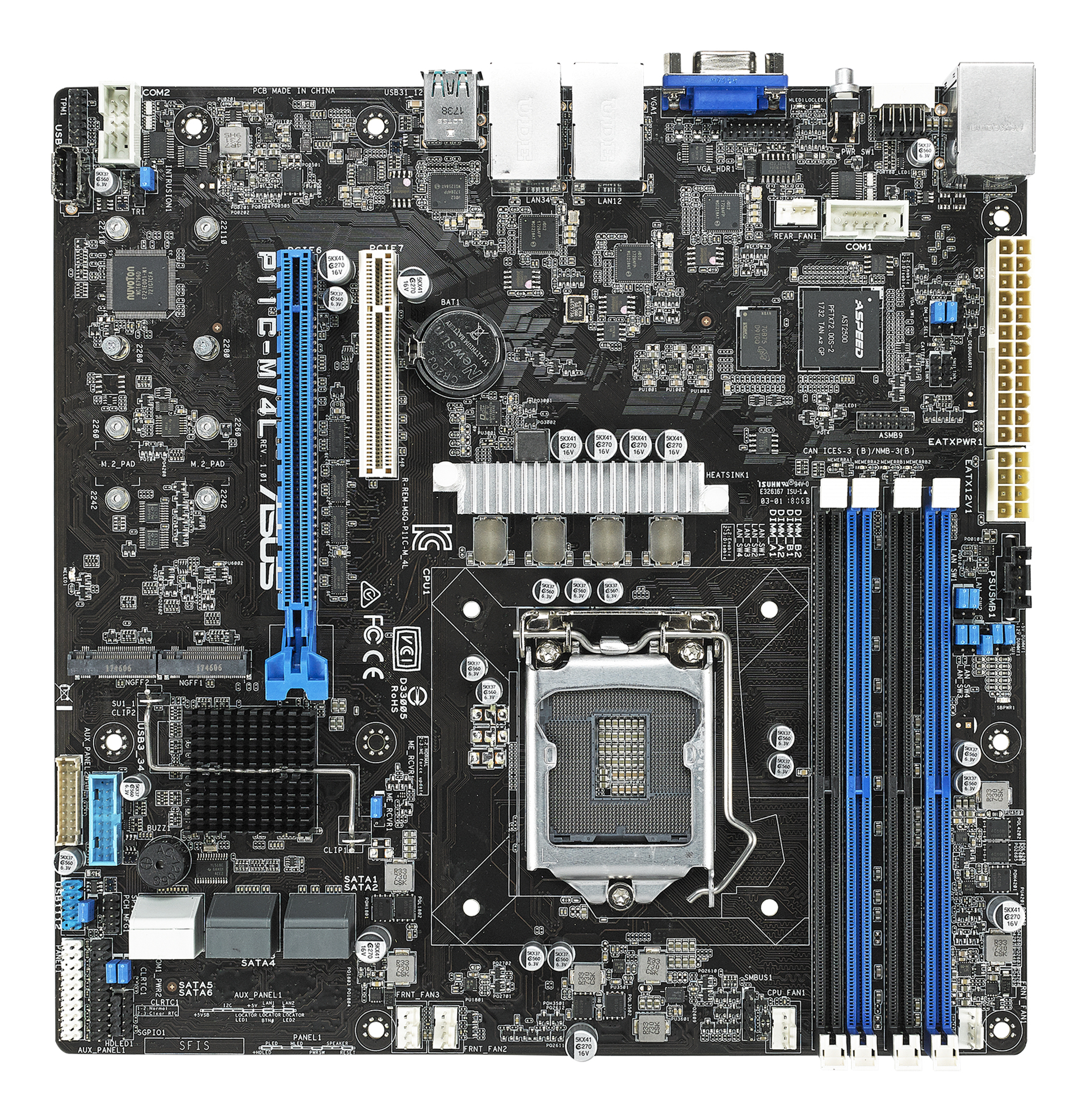 ASUS P11C-M/4L Intel C242 LGA 1151 (Socket H4) micro ATX – image 2