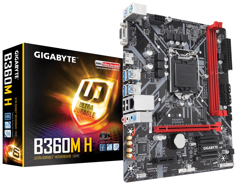 GIGABYTE B360M H – image 1