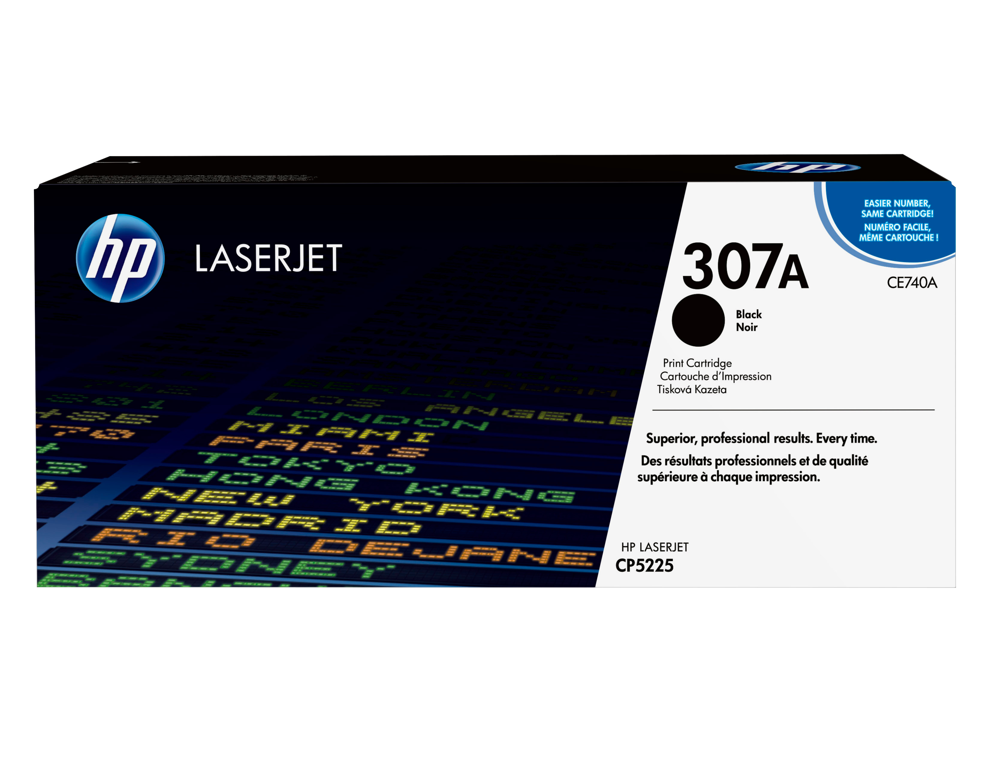 HP 307A, alkuperäinen musta LaserJet-värikasetti